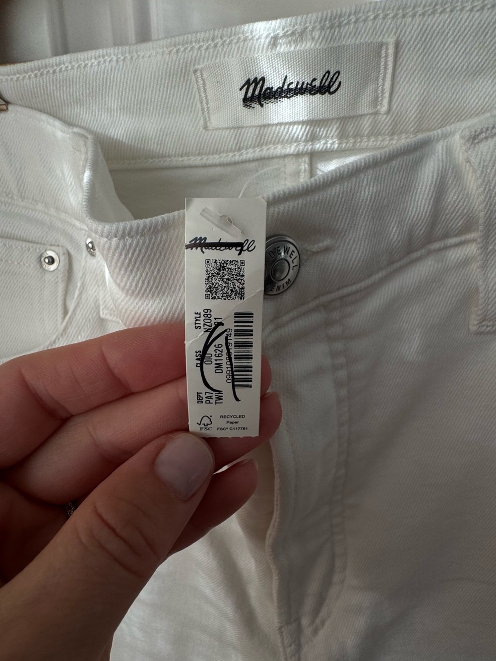 Madewell The Flare Crop Jean in Super Stretch Denim, size 31 , NWT - Picture 7 of 11